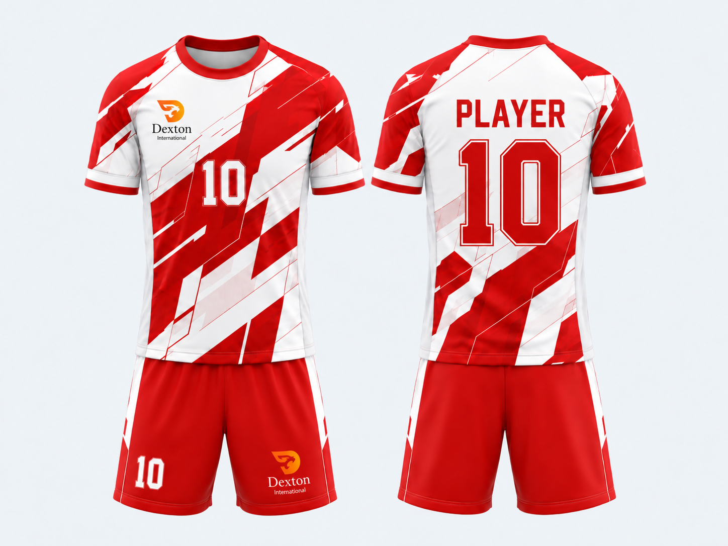 Red & White Football Uniform